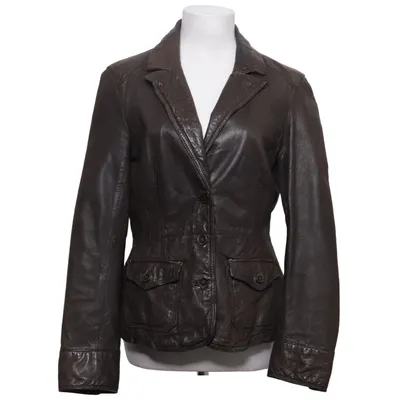 Læderblazer (Brun) fra Tom Tailor Læder, Polyester