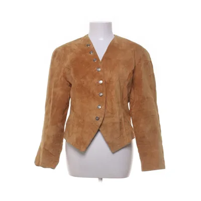 Jakke (Brun, Beige) fra Merimex Polyester, Ruskind