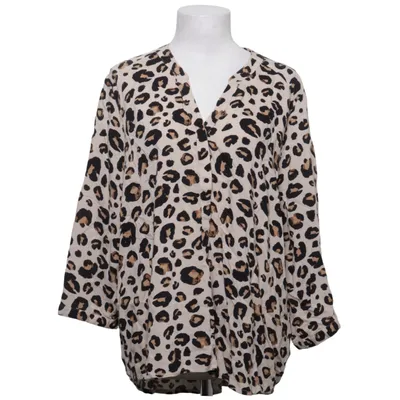 Blouse (Beige, Noir, Marron) de JYOTHI Viscose
