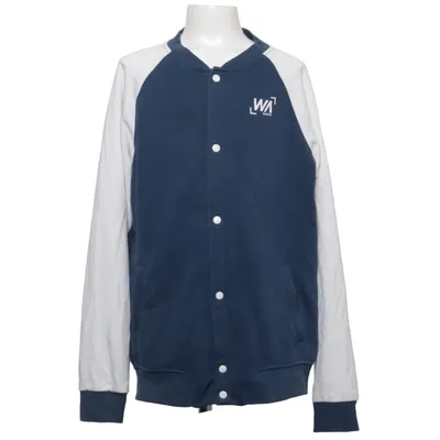 Varsity jacket (Blue, White) from Warp Cotton, Polyester
