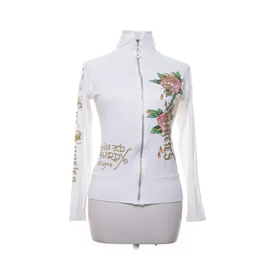 Cardigan (White) from Ed Hardy by Christian Audigier Cotton