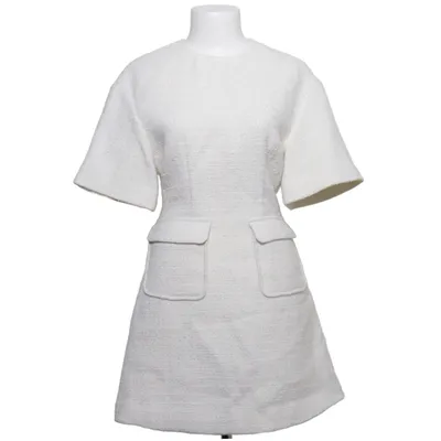 Dress (White) from Malina Polyester, Viscose, Wool
