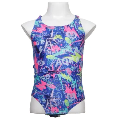 Badpak (Blauw, Meerkleurig) van Aquarapid Elastaan, Polyamide, Polyester