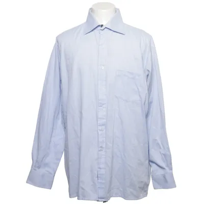 Chemise (Bleu) de Atlant Coton, Polyester
