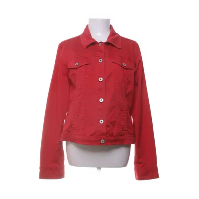 Jeansjacka (Röd) från Flash Jeans Bomull, Elastan