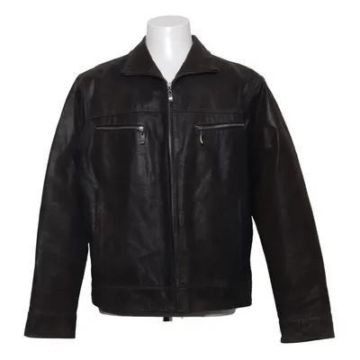 Läderjacka (Grå) från Wilhelm Bomull, Skinn