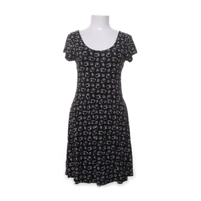 Dress (Black, White) from Pusheen Elastane, Viscose