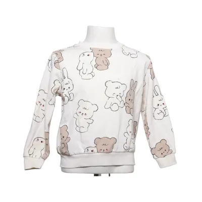 Sweatshirt (Beige, Bruin, Wit, Meerkleurig) van H&M Katoen, Polyester