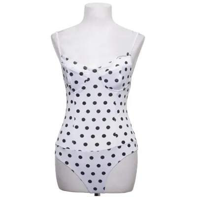 Body (Hvid, Sort) fra Zara Trafaluc Elastan, Polyester