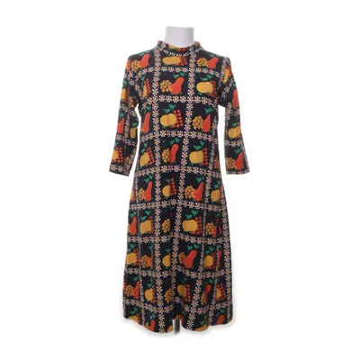 Klänning (Svart, Flerfärgad) från Margot Bomull, Elastan