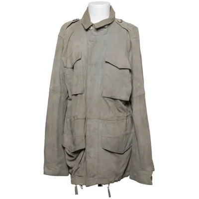 Leren jack (Groen) van Hunkydory Elastaan, Leer, Polyester