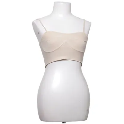 Crop top (Beige) from Mirah Maja Elastane, Viscose