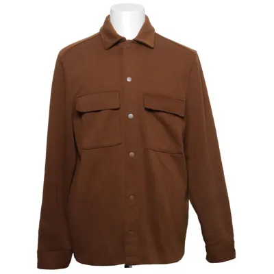 Overshirt (Bruin) van H&M Man Polyester, Katoen, Viscose