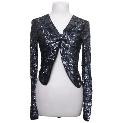 Cardigan (Sort, Sølv) fra Mango Casual Sportswear Viscose