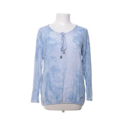 Pussy bow blouse (Blue, White) from Lisa Tossa Viscose