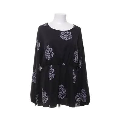 Peplumtopp (Svart, Blå) från Emery Rose Elastan, Polyester