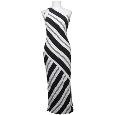 Maxikleid (Schwarz, Weiß) von Topshop Viskose