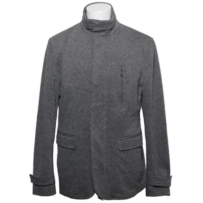 Coat (Gray) from Zara Man Cotton, Elastane, Polyester