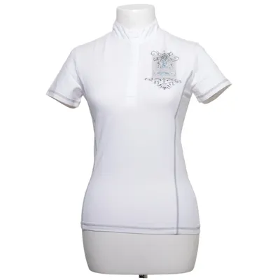Poloshirt (Weiß) von Esperado Baumwolle, Elasthan
