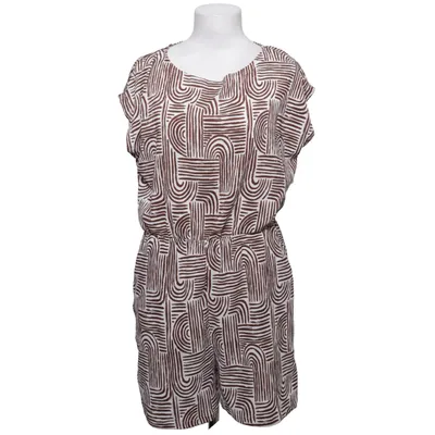 Byxdress (Brun, Vit) från Esmara Elastan, Återvunnen polyester