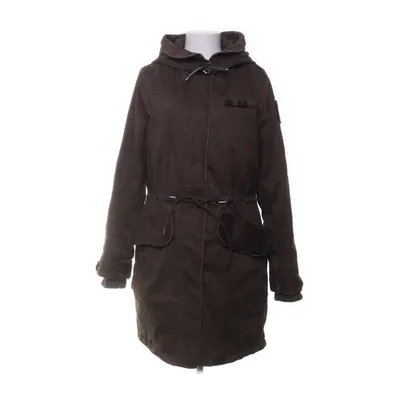 Parka (Bruin) van Khujo Katoen, Elastaan, Polyester