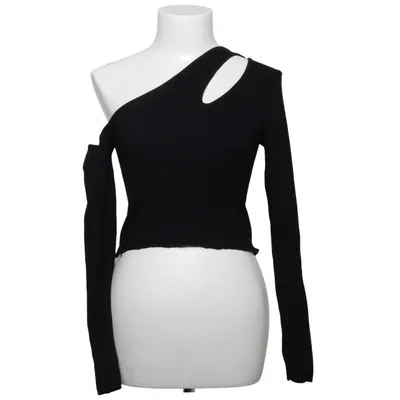 Crop top (Svart) från Amisu Knitwear