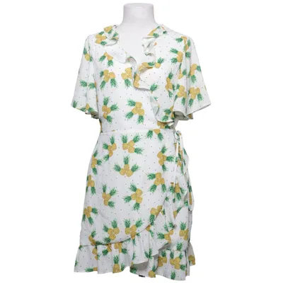 Wikkeljurk (Wit, Meerkleurig) van Glamorous Polyester