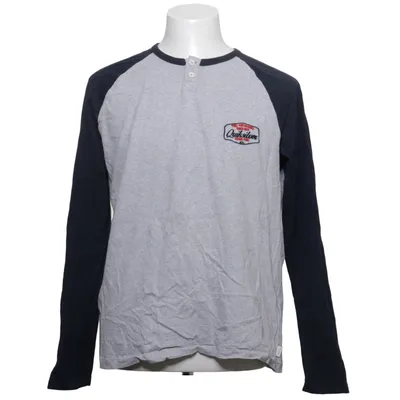 Henley shirt (Grijs, Blauw) van Quiksilver Katoen