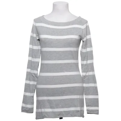 Long sleeve T-shirt (Gray, White) from Geddes and Gillmore Cotton, Elastane