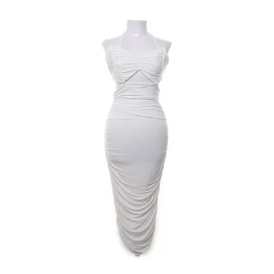 Dress (White) from Femme Luxe Elastane, Polyester