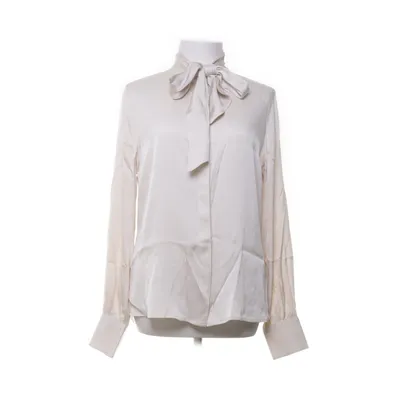 Sløjfebluse (Beige) fra Stenströms Elastan, Silke