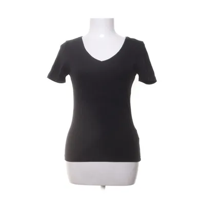 T-shirt (Svart) från H&M Basic Bomull, Elastan