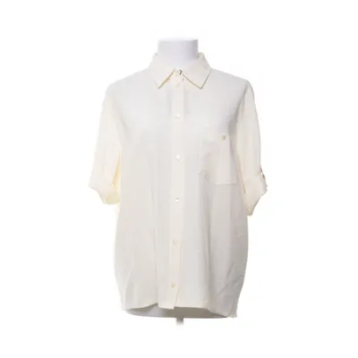 Kortärmad skjorta (Gul, Vit) från Erfo Polyester, Viskos