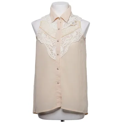 Top (Beige, Wit) van Love Look Polyester