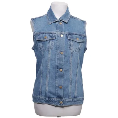 Denim vest (Blue) from Parami Cotton, Elastane, Lyocell