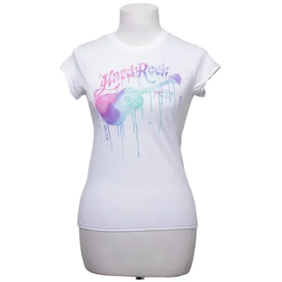 T-shirt (White, Multicolored) from Hard Rock Cotton, Polyester