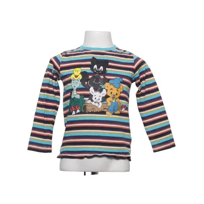 Långärmad t-shirt (Blå, Vit, Flerfärgad) från Bamse Bomull