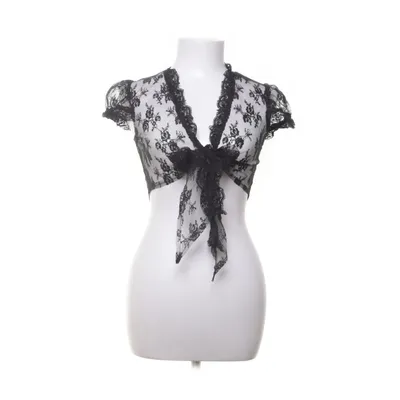 Top (Zwart) van Hell Bunny Vixen Polyester