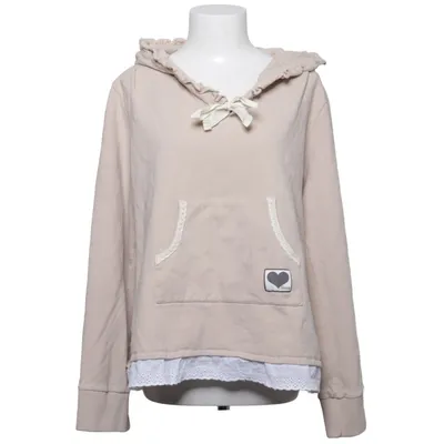 Huvtröja (Beige, Vit) från Blooming Bomull, Elastan