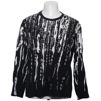 Långärmad t-shirt (Svart, Vit) från Diesel Bomull