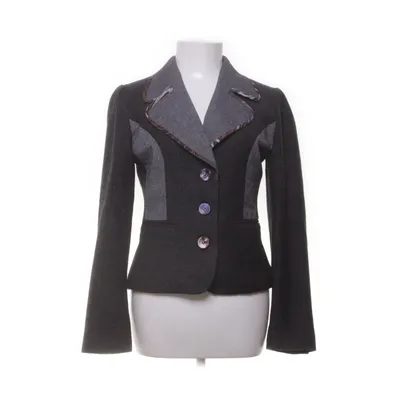 Blazer (Gray, Brown) from St-Martins Cotton, Polyester, Wool, Viscose