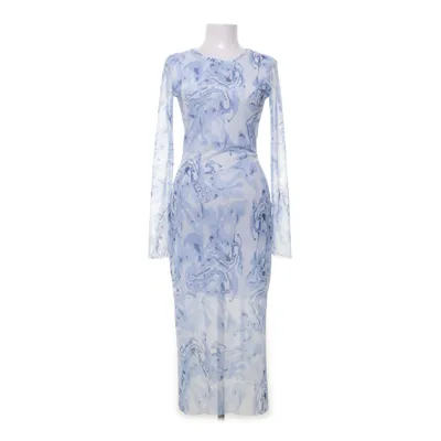 Maxi dress (Purple, Blue) from Baum Und Pferdgarten Elastane, Recycled polyester