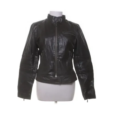 Leren jack (Groen) van Qipsy Polyester, Leer