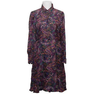 Blusenkleid (Lila, Mehrfarbig) von Set Polyester, Seide, Viskose