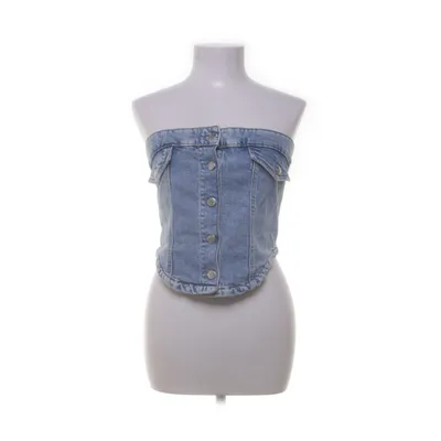 Tubetop (Blå) fra Perfect Jeans Bomuld, Elastan