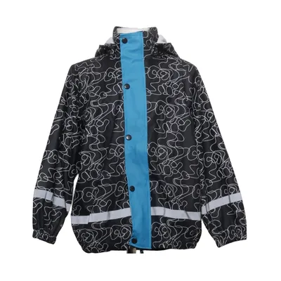 Regnjacka (Svart, Flerfärgad) från Rainbusters Polyester, Polyuretan