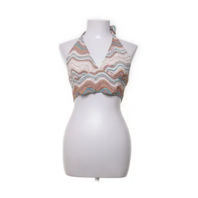 Halternecktopp (Brun, Beige, Blå) från Pull & Bear