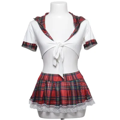 Feestkostuums (Rood, Wit) Elastaan, Polyester