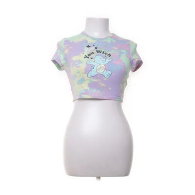 Crop top (Flerfarvet) fra Divided by H&M Bomuld, Elastan