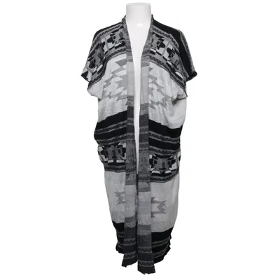 Strickjacke (Grau, Schwarz, Weiß) von Beauty Women